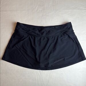 Athleta Women's Black Performance Swim Skirt Size S